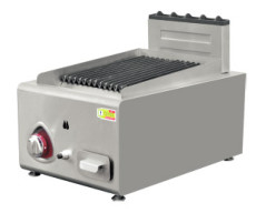E-RQB-400G معدات مطبخ المطاعم التجارية كونترتوب موقد غاز مزدوج الموقد