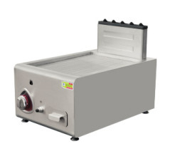 E-RQB-400G معدات مطبخ المطاعم التجارية كونترتوب موقد غاز مزدوج الموقد