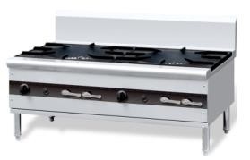P-OFR-4-DB على الطريقة الصينية موقد غاز مفتوح 4 نطاق مع محطة