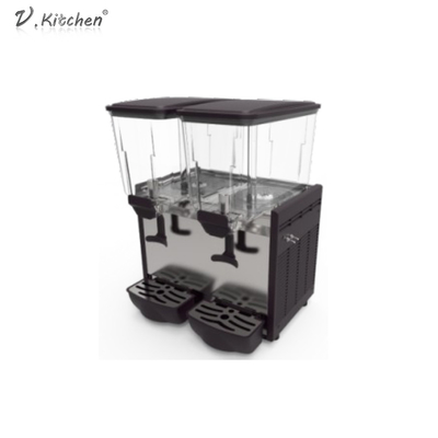 550W معدات بار الفندق 15 لتر * 2 موزع عصير مزدوج الخزان